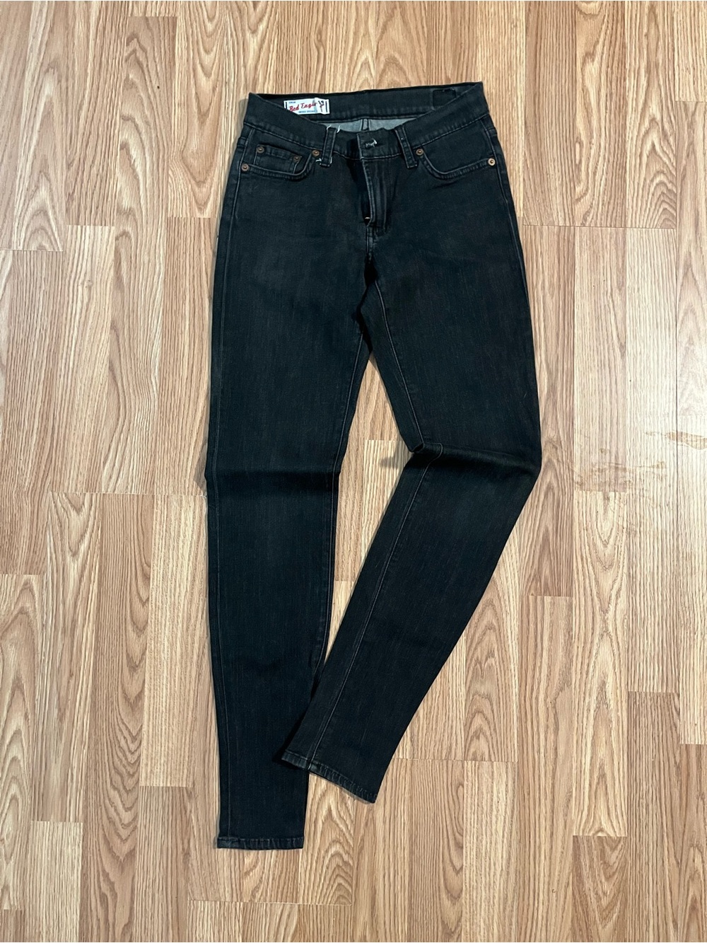 Red Engine Black Skinny Women's Jeans